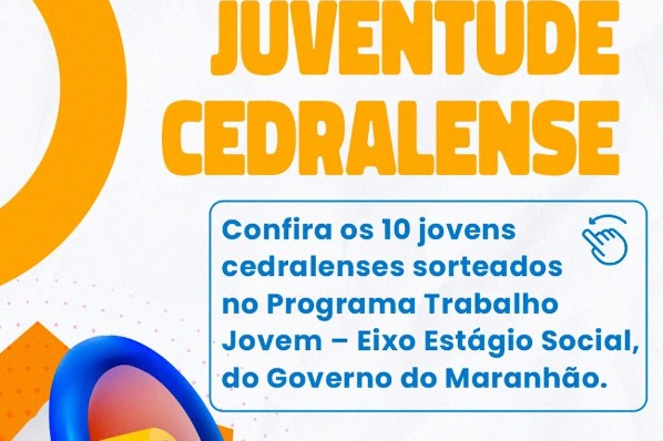 Os 10 jovens sorteados no Programa Trabalho Jovem