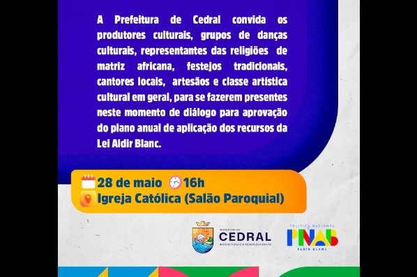 Cultura em movimento!